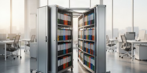 Por que investir em arquivo deslizante para otimização de espaço no seu escritório?