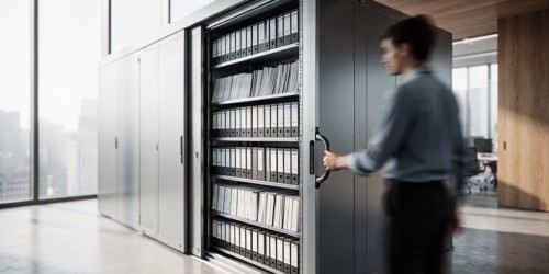 Guia completo: como o arquivo deslizante transforma a gestão de documentos no escritório