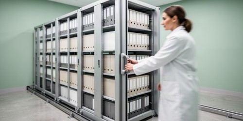 Como otimizar o espaço de armazenamento em clínicas com armário móvel para documentos
