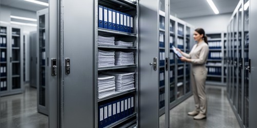 5 vantagens do arquivo deslizante com segurança para a organização de documentos