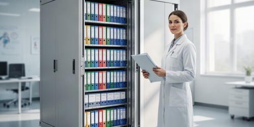 5 vantagens do arquivo deslizante para a gestão de prontuários em clínicas