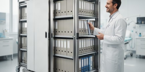 Orçamento de arquivo móvel para clínicas: como encontrar o melhor custo-benefício