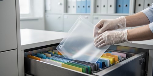 Como organizar documentos médicos com segurança usando sistemas de armazenamento