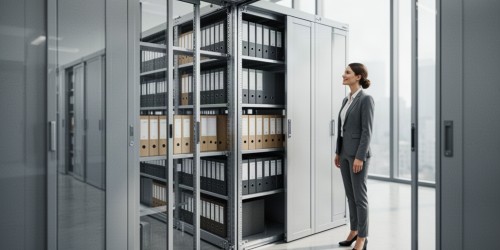 Por que investir em arquivos deslizantes para otimizar o espaço da sua empresa?