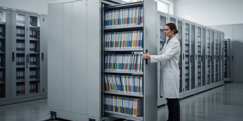 5 benefícios da organização de prontuários com sistemas de arquivos deslizantes
