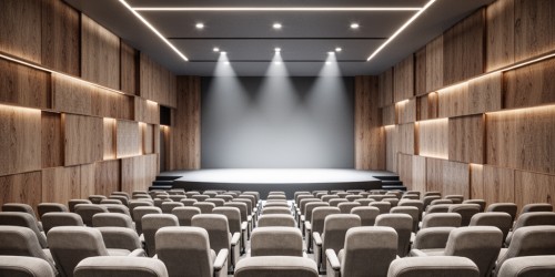 Como melhorar visibilidade em auditórios compactos