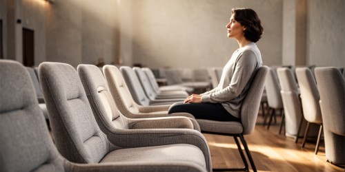 Como escolher cadeiras confortáveis para cultos longos