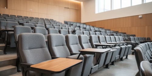 Quais cadeiras escolher para um auditório em uma universidade