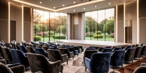 Como projetar um auditório para um hotel: layout, conforto e fluxo