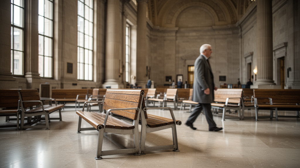 A durabilidade do mobiliário em ambientes de alto fluxo