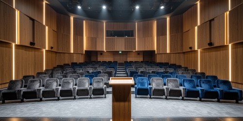 O que é um auditório para eventos: usos, estrutura e cuidados