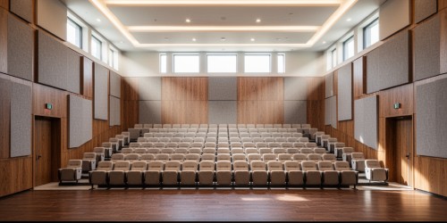 Como melhorar acústica e visibilidade em um auditório para um condomínio