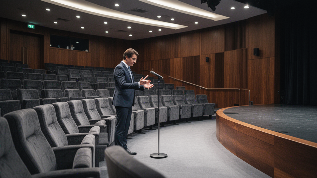 O que define a excelência em auditórios de bancos?
