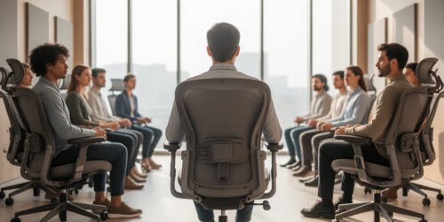 Quais assentos ajudam em aulas e capacitações