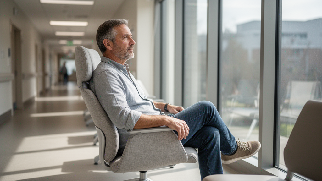 Ergonomia e conforto para esperas que podem ser longas