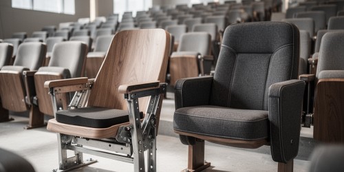 O que define o preço de poltronas para auditório: estrutura e acabamento