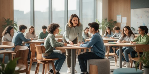 Quais assentos funcionam melhor para alunos e professores