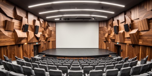Como melhorar acústica e visibilidade em um auditório para uma federação