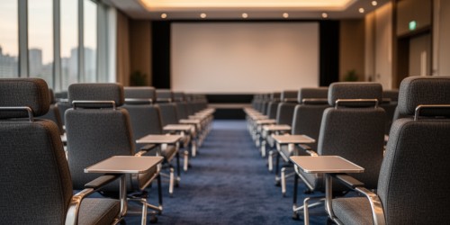 Quais cadeiras escolher para um auditório em um hotel