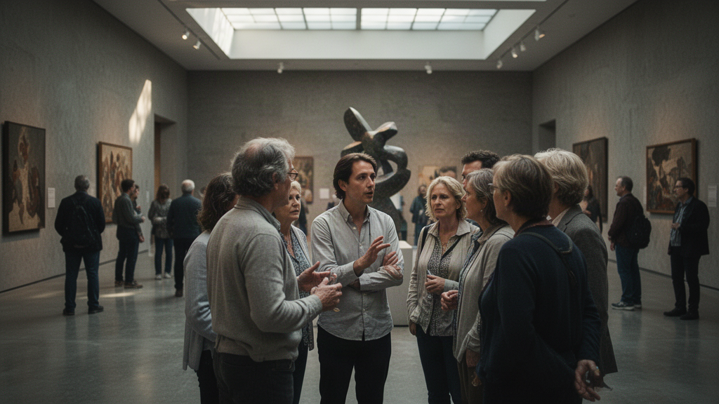 Como receber palestras sem prejudicar a experiência do museu?