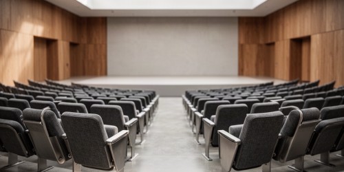 Quais cadeiras escolher para um auditório em um museu