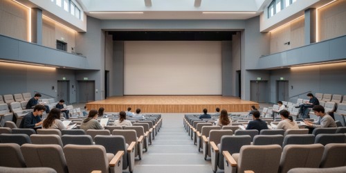 Como projetar um auditório para uma escola: layout, conforto e fluxo
