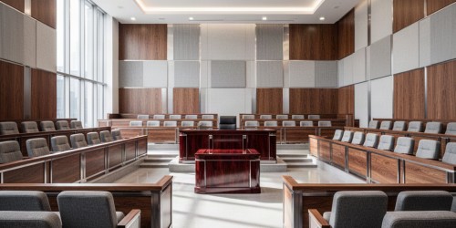 Como projetar um auditório para um tribunal: layout, conforto e fluxo