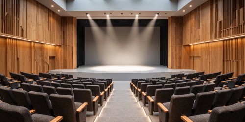 Como especificar um auditório em um projeto de arquitetura