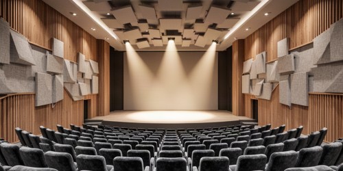 Como melhorar acústica e visibilidade em um auditório para um espaço de eventos