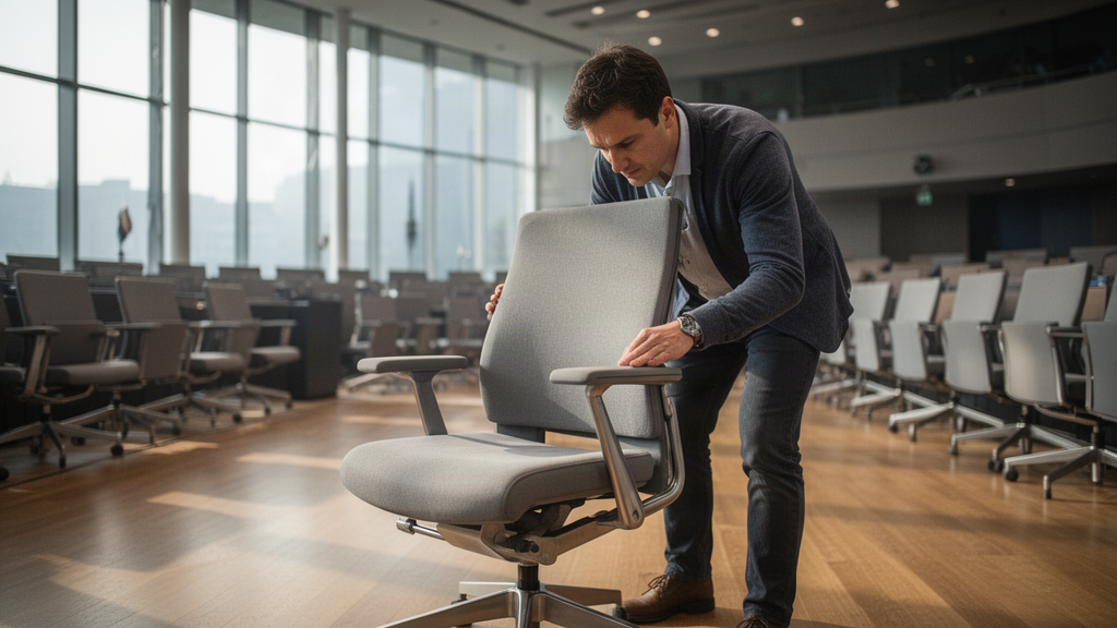 A escolha das cadeiras: o equilíbrio entre ergonomia e durabilidade