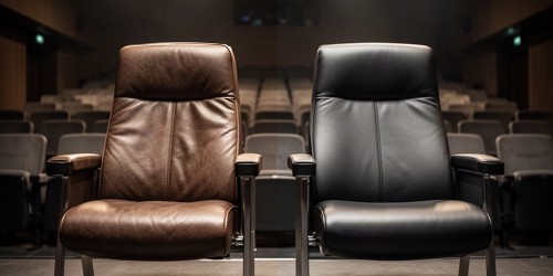 Couro natural ou sintético em poltronas de auditório: qual escolher?