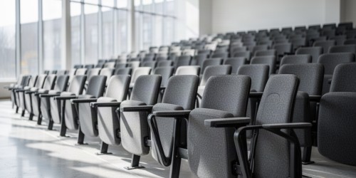 Comprar cadeiras de auditório para uma universidade: preço e opções baratas