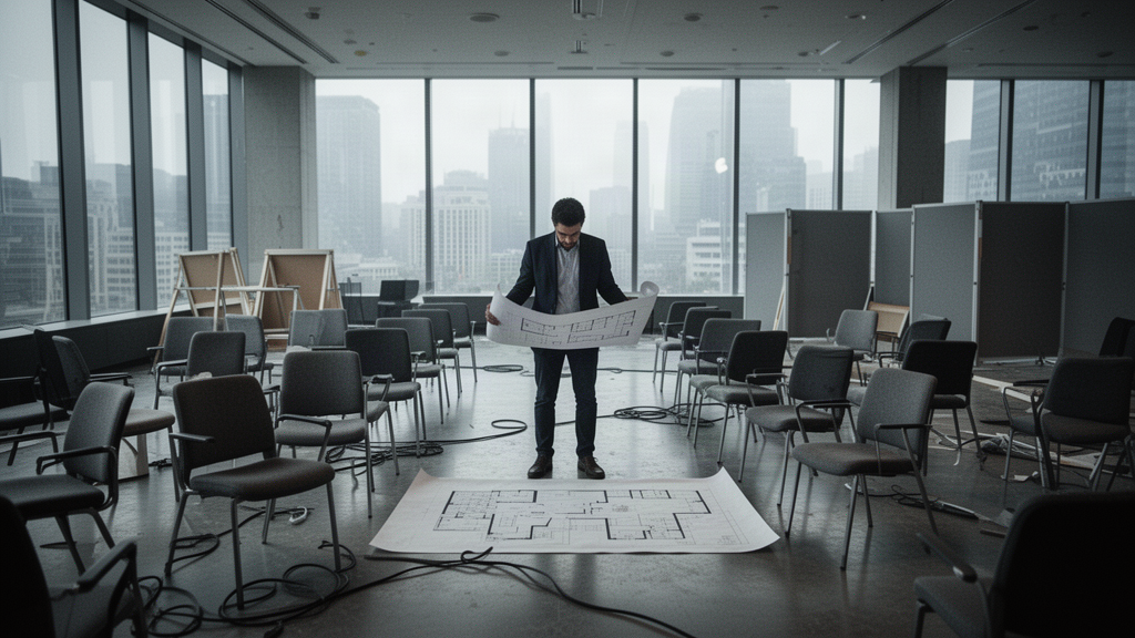 Falha no planejamento do layout: mais do que apenas organizar cadeiras