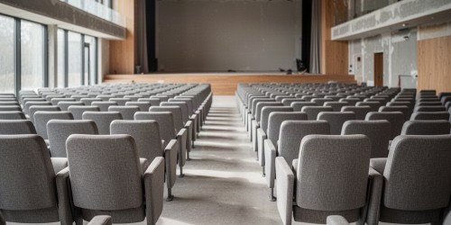 Comprar cadeiras de auditório para um centro cultural: preço e opções baratas