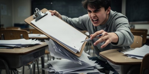 Erros ao usar prancheta em salas de aula e cursos
