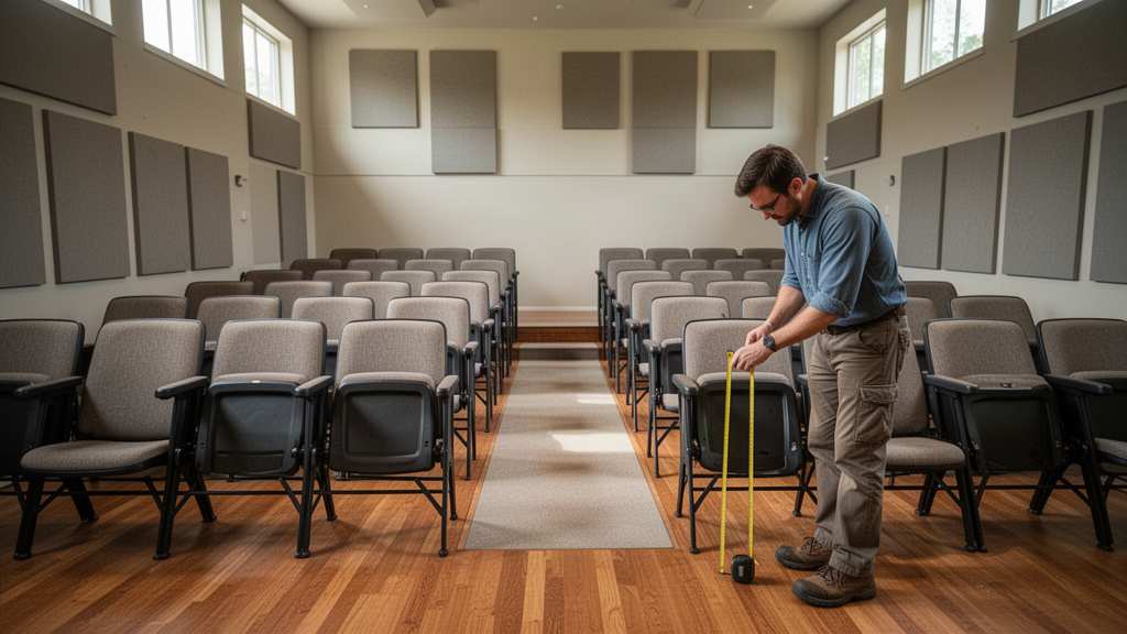 Como ganhar lugares sem apertar um pequeno auditório
