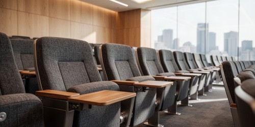 Quais cadeiras escolher para um auditório em um prédio comercial