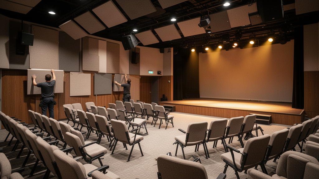Acústica, iluminação e tecnologia mudam conforme o evento