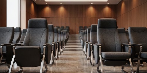 Quais cadeiras escolher para um auditório em um fórum