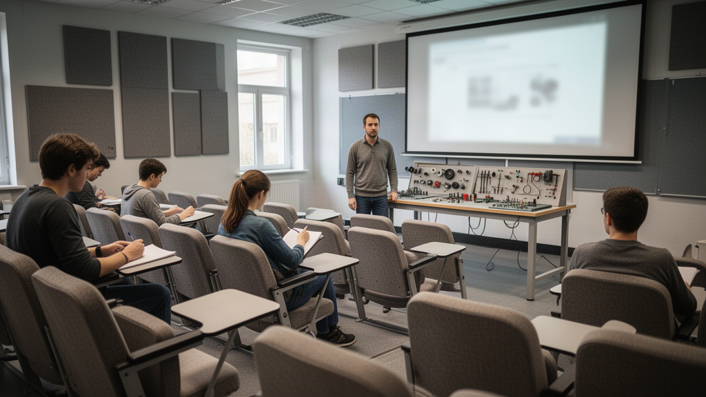 O que define auditórios de ensino técnico