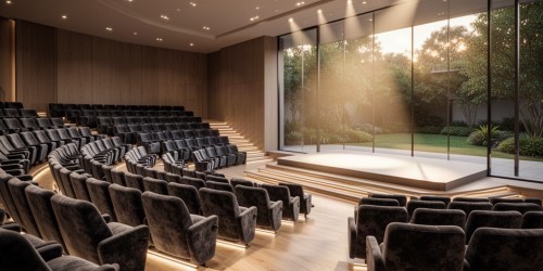 Como projetar um auditório para um espaço de eventos: layout, conforto e fluxo