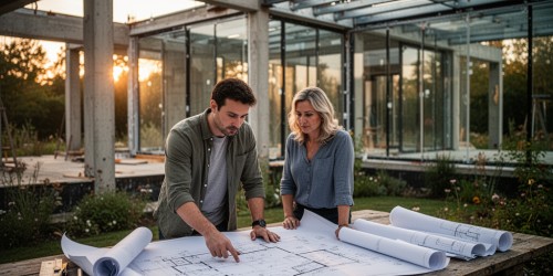 Casa personalizada: contratar projeto completo ou ajustar durante a obra?