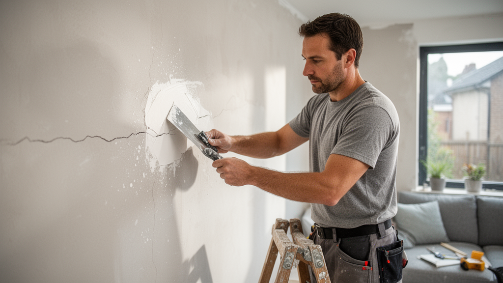 Reparos eficazes para fissuras superficiais em paredes e tetos