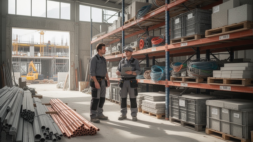 Gestão de fornecedores, materiais e controles para evitar desperdícios