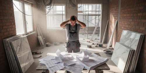 O que pode causar estouro de orçamento em uma obra residencial