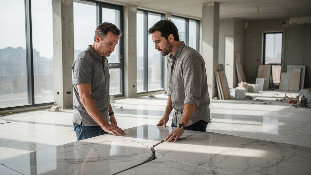 O que caracteriza um material inadequado em obras de alto padrão
