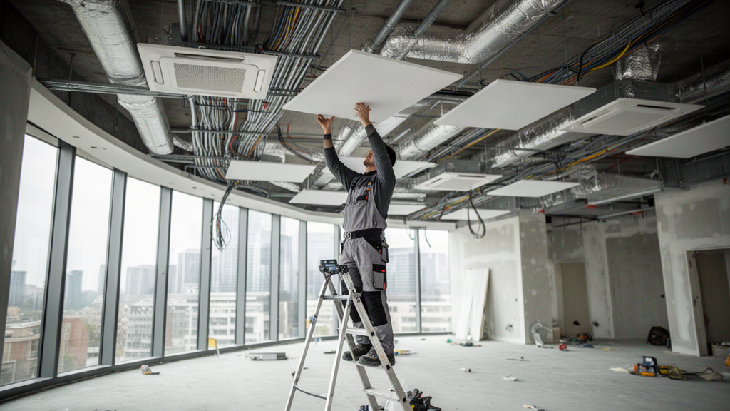 Infraestrutura essencial: elétrica, dados, climatização, iluminação e acústica
