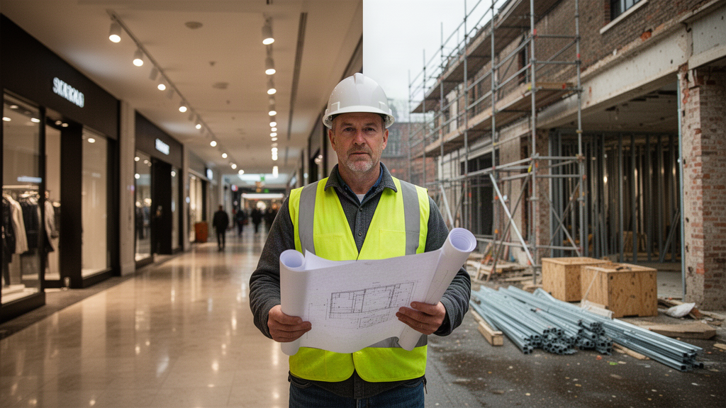 O que muda na prática entre obra em shopping e obra em loja de rua