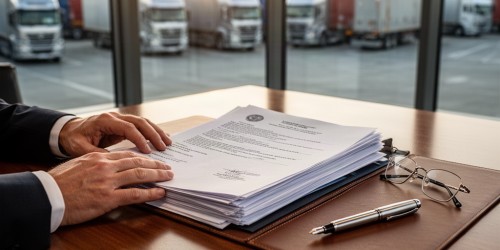 Quais licenças são exigidas no transporte rodoviário de cargas?