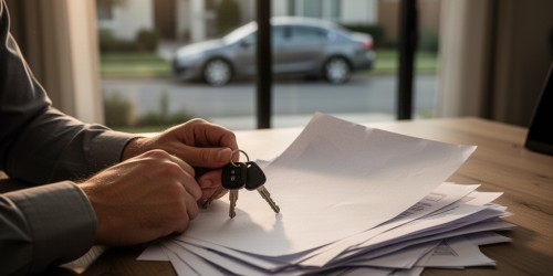 Documento do veículo atrasado impede o anúncio ou a transferência?